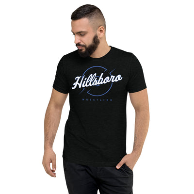 Hillsboro HS Wrestling Unisex Tri-Blend T-Shirt