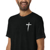 St. Stephen Lutheran Church Cross Only Unisex Tri-Blend T-Shirt