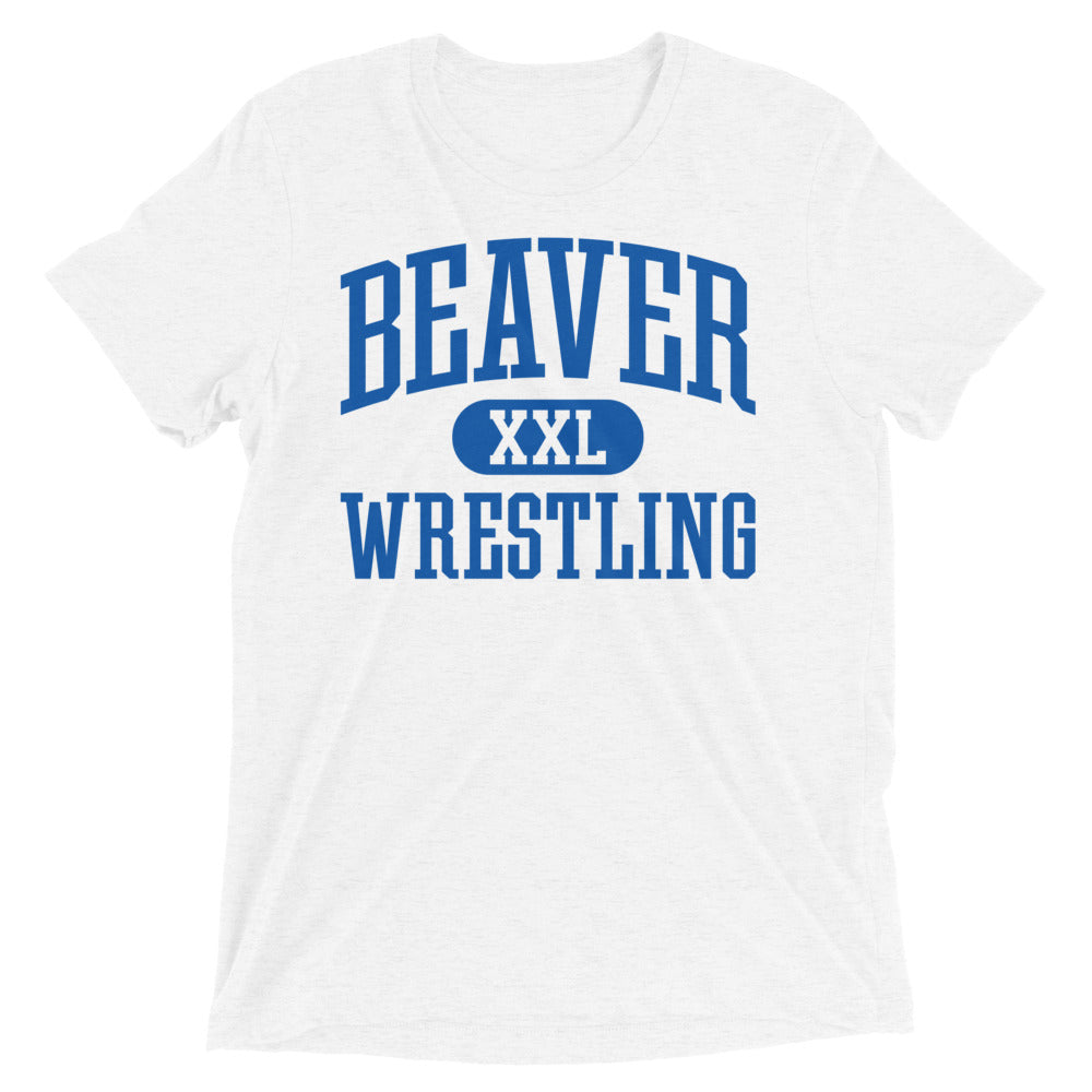 Pratt Community College Beaver XXL Wrestling unisex triblend t-shirt