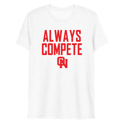 Olathe North Track & Field Always Compete Unisex Tri-Blend T-Shirt