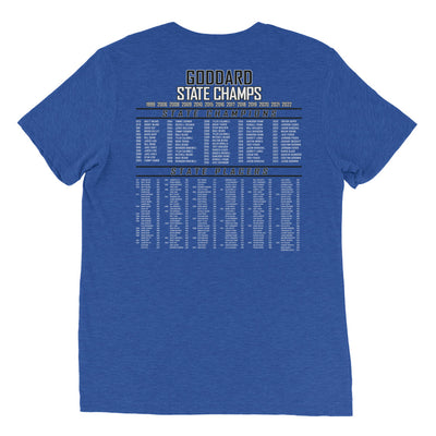 Goddard Wrestling State Champs Unisex Tri-Blend t-shirt