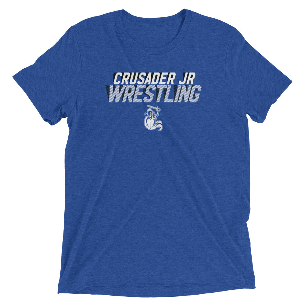 Crusader Jr. Wrestling Unisex Tri-Blend T-Shirt