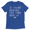 Pratt Community College Beav Up Short sleeve triblend t-shirt