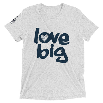 Love Big Like Nate Short sleeve Triblend t-shirt - White