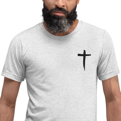 St. Stephen Lutheran Church Cross Only Unisex Tri-Blend T-Shirt