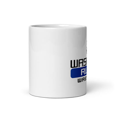 Washburn Rural Wrestling White glossy mug