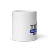 Topeka Blue Thunder Wrestling White glossy mug