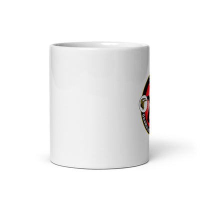 White glossy mug