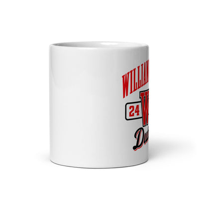 William O. Schaefer Elementary White glossy mug