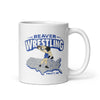 Pratt Community College Beaver Wrestling USA White Glossy Mug