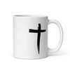 St. Stephen Lutheran Church Cross Only White Glossy Mug