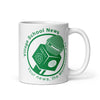 The Village School Broadcast White glossy mug