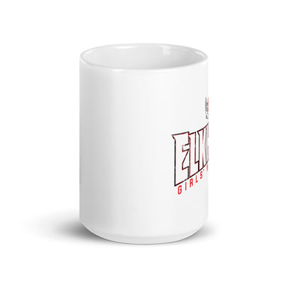 Elkhorn HS White glossy mug
