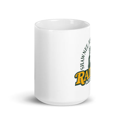 Raider Wrestling Club White glossy mug