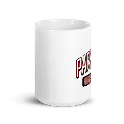 Park Hill Wrestling White glossy mug
