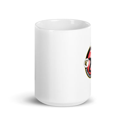 White glossy mug