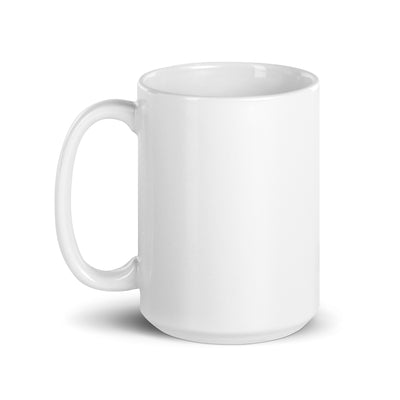 Carroll Wrestling White glossy mug