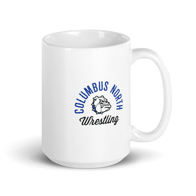 Columbus North Wrestling  White Glossy Mug