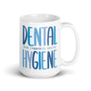 Colby Community College Dental Hygiene White glossy mug