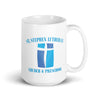 St. Stephen Lutheran Church Full Logo White Glossy Mug