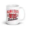 William O. Schaefer Elementary White glossy mug