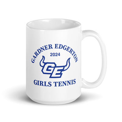 Gardner Edgerton Tennis White Glossy Mug