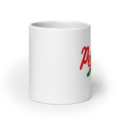 Peppers Softball White glossy mug