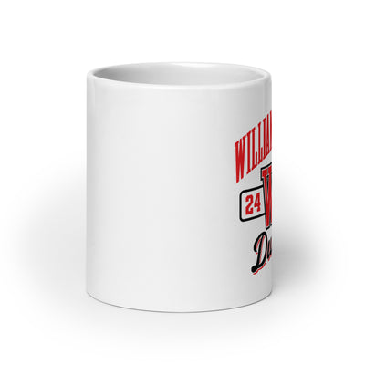 William O. Schaefer Elementary White glossy mug