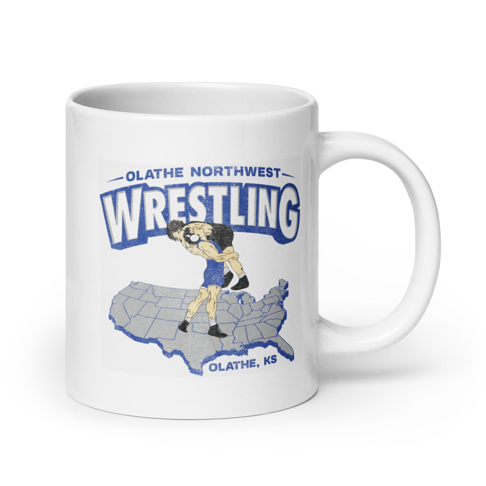 Olathe Northwest  White Glossy Mug