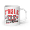 Cottage Lane Elementary White glossy mug