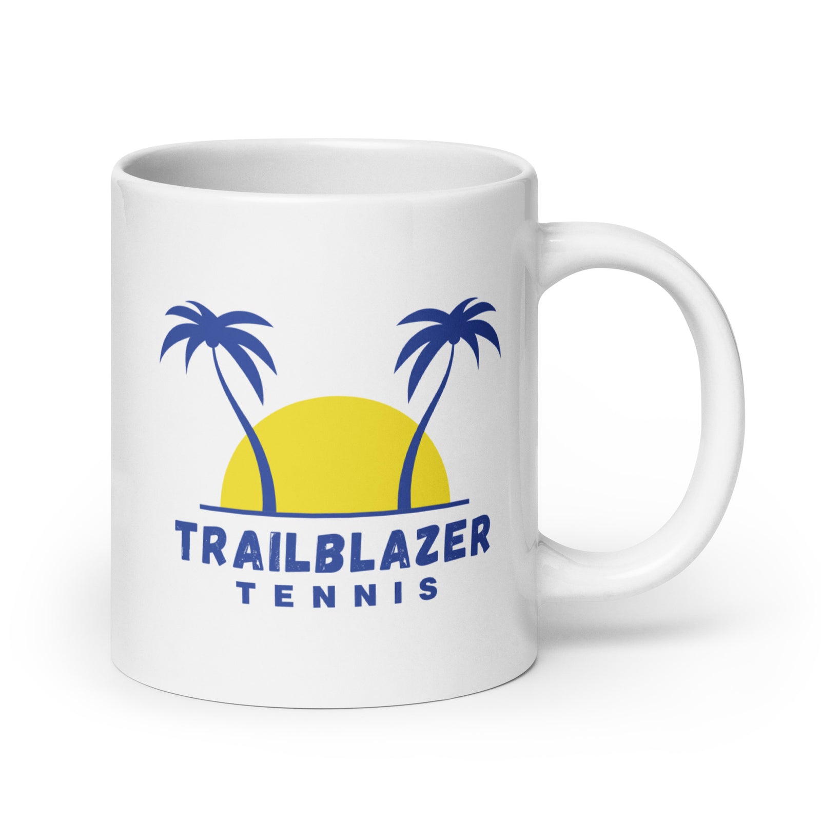 Gardner Edgerton Tennis White Glossy Mug