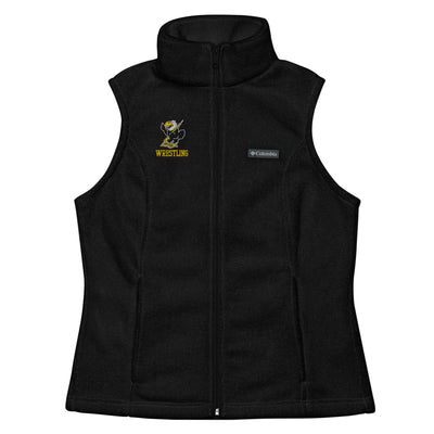 Cloud County CC Wrestling Womens Columbia Fleece Vest