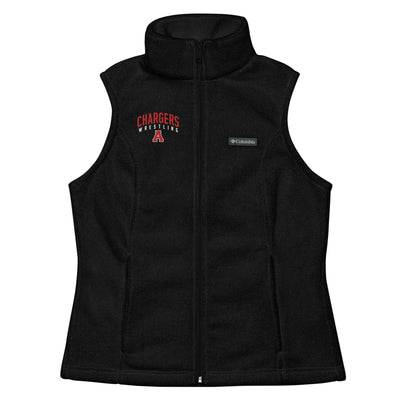 Albuquerque Academy Wrestling Womens Columbia Fleece Vest