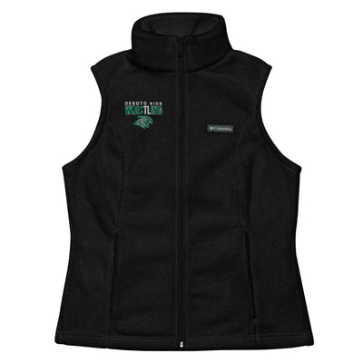 De Soto Kids Wrestling Womens Columbia Fleece Vest