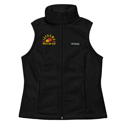 Jayhawk Wrestling Club Womens Columbia Fleece Vest