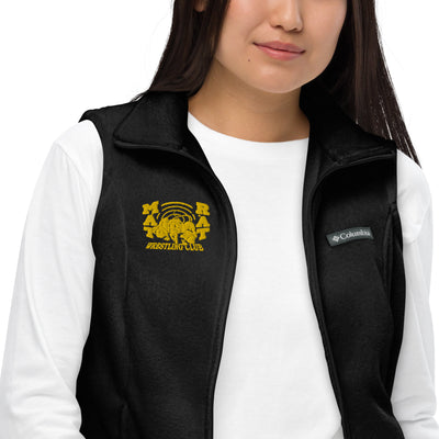 Mat Rat Wrestling Womens Columbia Fleece Vest