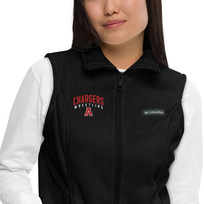 Albuquerque Academy Wrestling Womens Columbia Fleece Vest