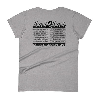 Smithville Soccer Back2Back Conference Champs Women's short sleeve t-shirt