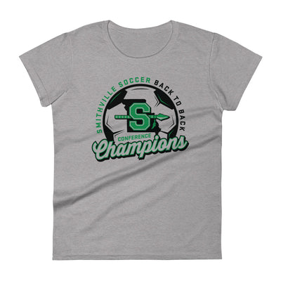 Smithville Soccer Back2Back Conference Champs Women's short sleeve t-shirt