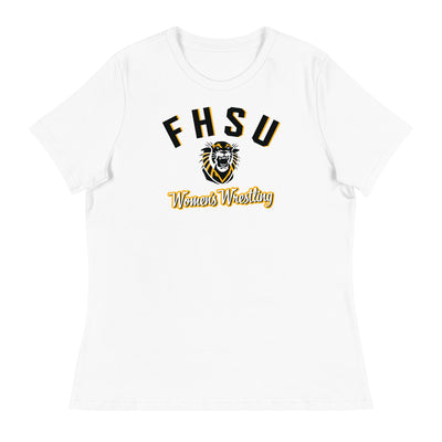 Fort Hays Women's Wrestling Womens Relaxed T-Shirt