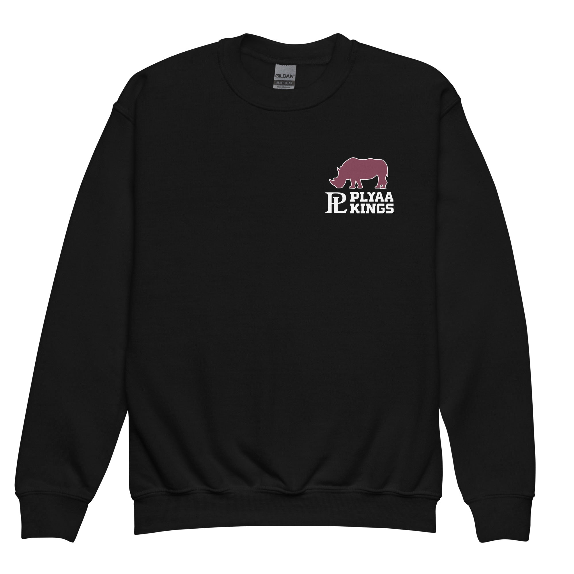 PLYAA Rhino Football Youth crewneck sweatshirt