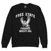 Lawrence Free State Wrestling Youth Crewneck Sweatshirt