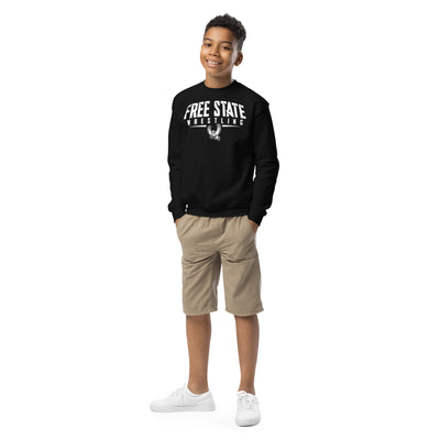 Lawrence Free State Wrestling Youth Crewneck Sweatshirt