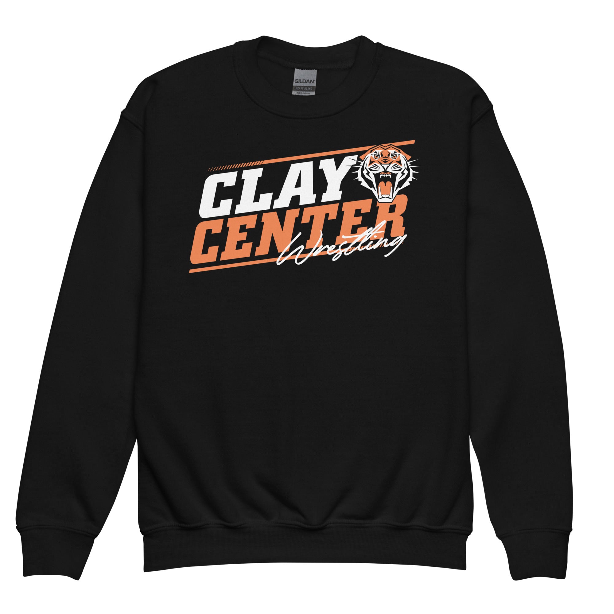 Clay Center Wrestling Youth Crewneck Sweatshirt