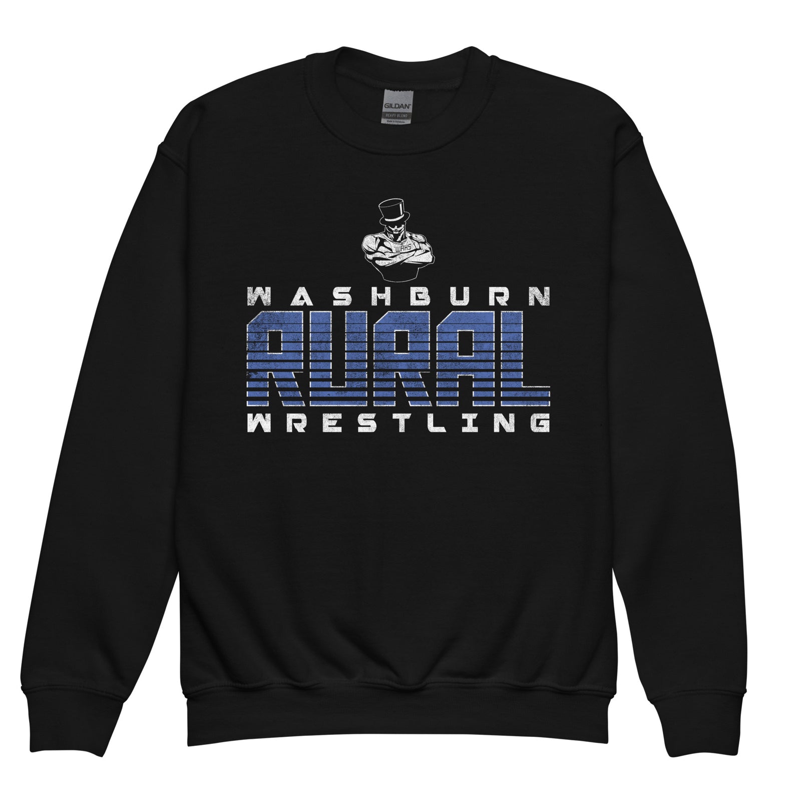 Washburn Rural Wrestling Youth crewneck sweatshirt