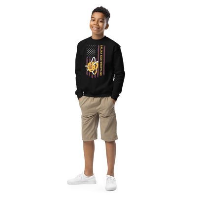 Salina Kids Wrestling Club Youth Crew Neck Sweatshirt