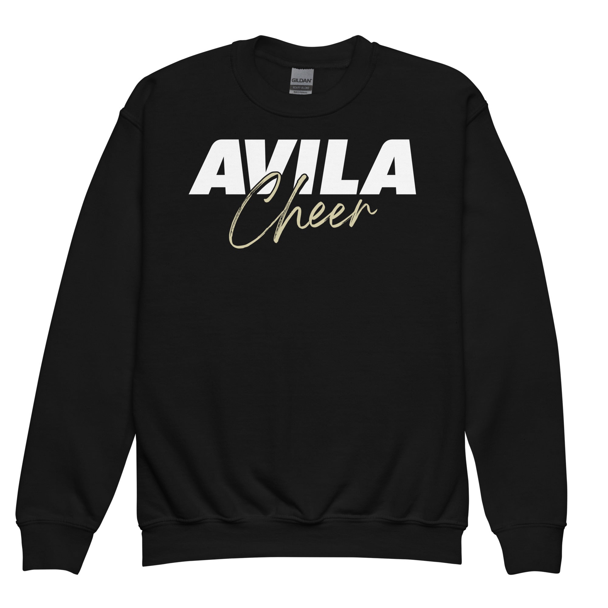 Avila University Cheer Youth Crew Neck Sweatshirt