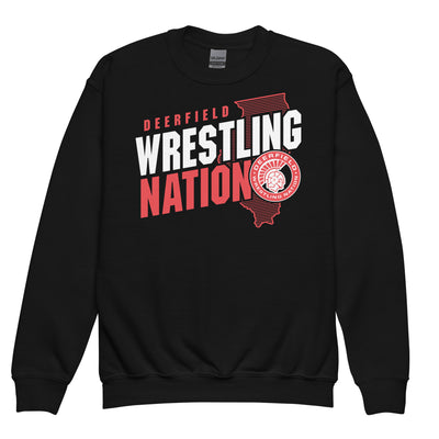 Deerfield Wrestling Youth Crew Neck Sweatshirt