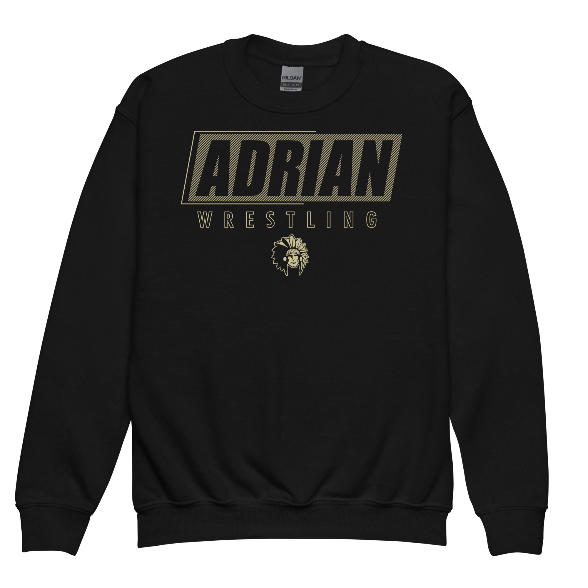 Adrian Wrestling Youth Crew Neck Sweatshirt