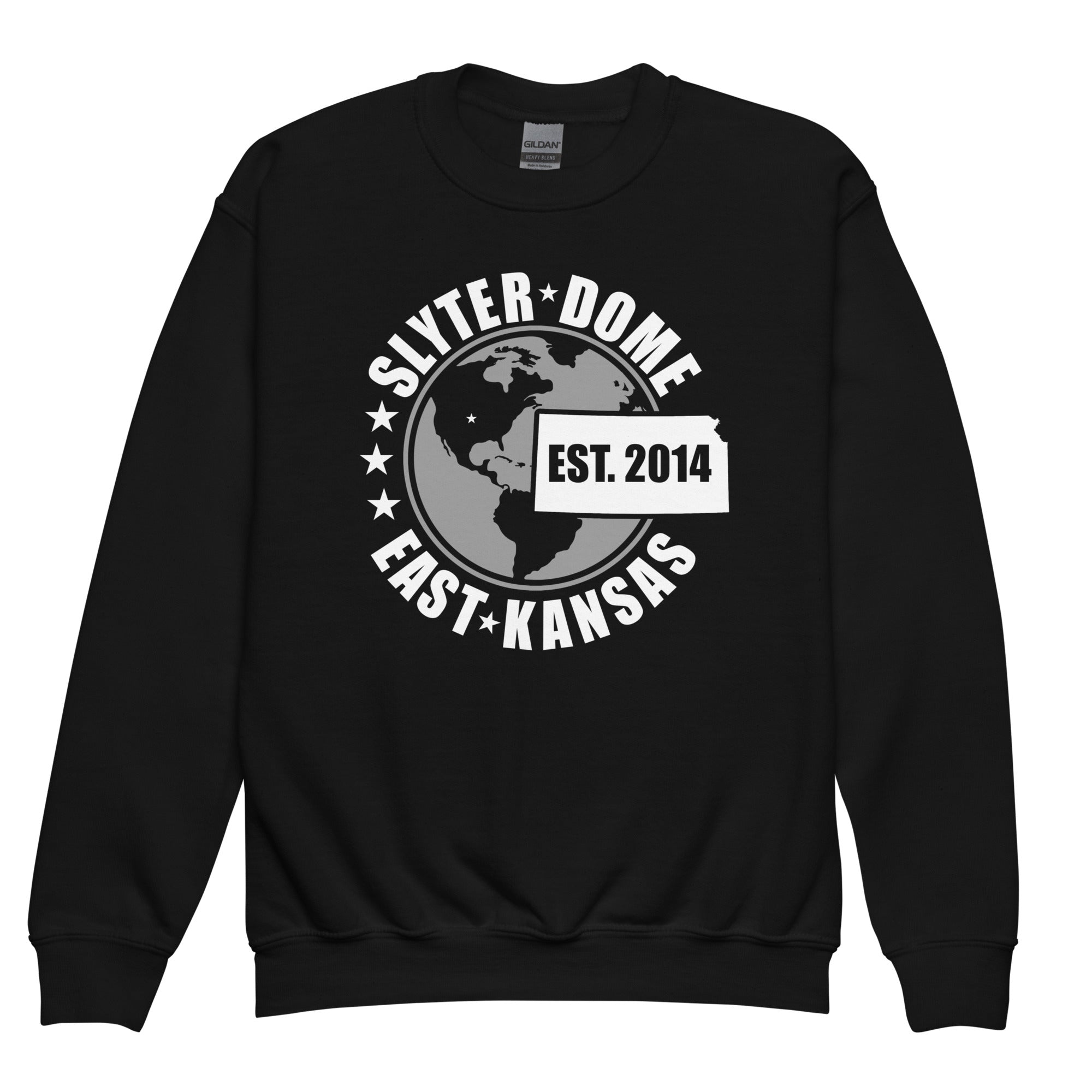 Pratt Community College Slyter Dome Youth crewneck sweatshirt